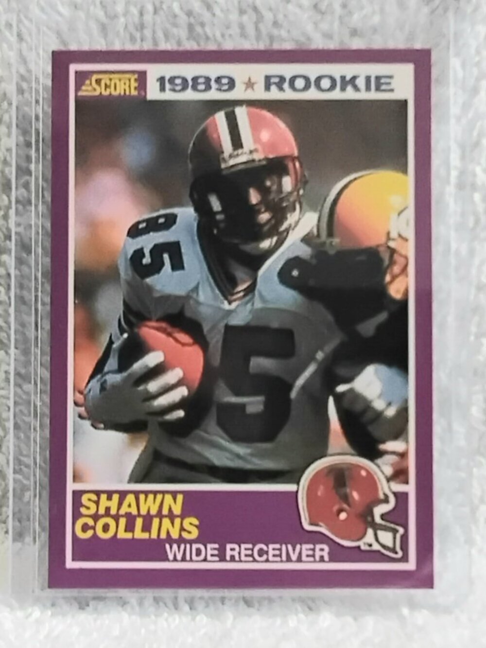 5/$20 Mint 1989 Score Shawn Collins NFL Supplemental 1989 Rookie Card 418S!!